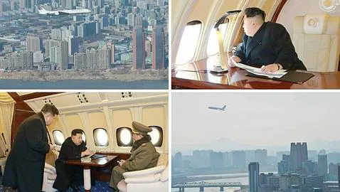 Imágenes del nuevo avión del dictador 