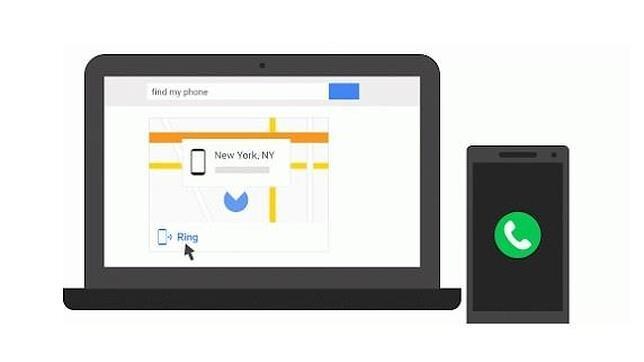 Google activa un servicio para localizar el «smartphone» desde el ordenador