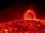 Imagen de una erupción solar