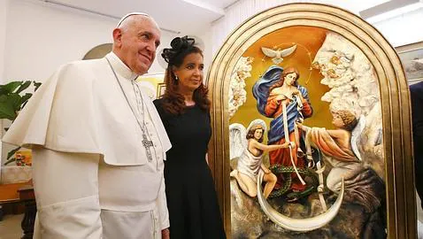 El Papa y Cristina Fernández, el pasado 20 de septiembre
