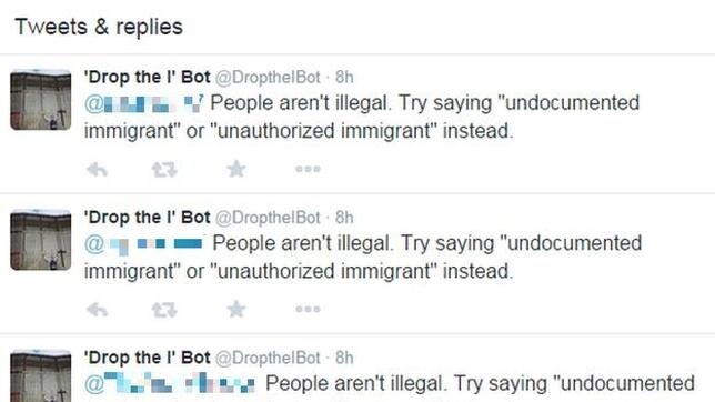 Twitter no quiere «inmigrantes ilegales»