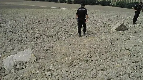 La policía investiga daños en el yacimiento arqueológico de Ategua causados por un arado 