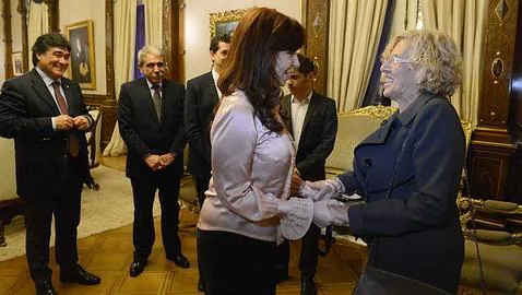 La presidenta Kirchner recibe a Manuela Carmena