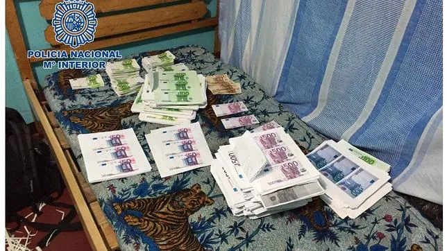 La Policía española desmantela en Colombia una imprenta de dinero falso