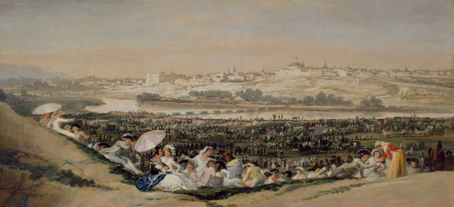 «La pradera de San Isidro», de Goya.