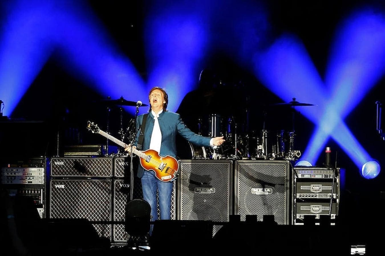 Paul McCartney durante el concierto
