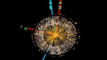 Colisiones candidatas para ser el evento del bosón de Higgs, en 2012