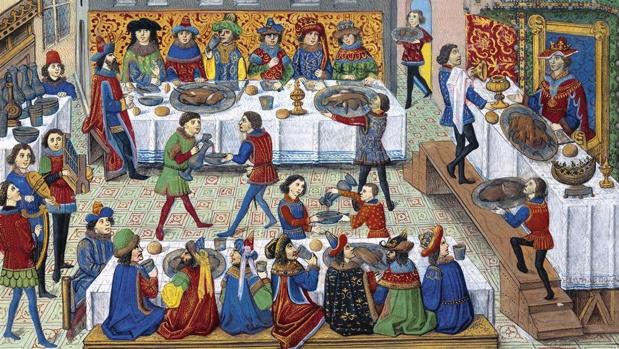 Heces milenarias desvelan qué se comía en la época de los caballeros medievales Banquete-edad-media-kiOF--620x349@abc