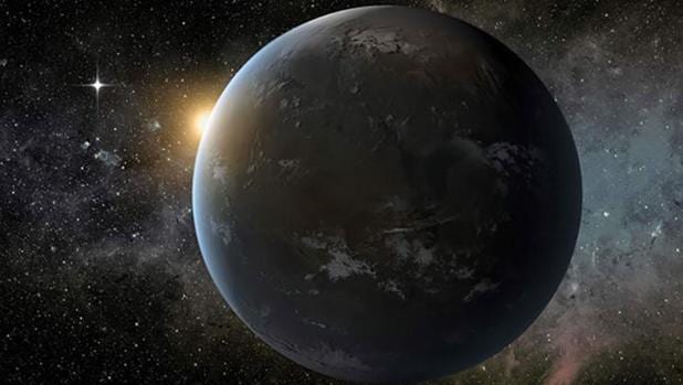 La ilustración muestra el aspecto de este nuevo planeta extrasolar