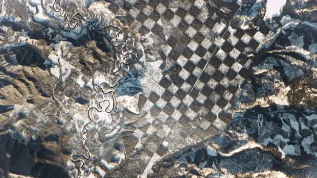 Ajedres gigante a vista de Google Earth - Formas Curiosas a vista de Google Earth p71812