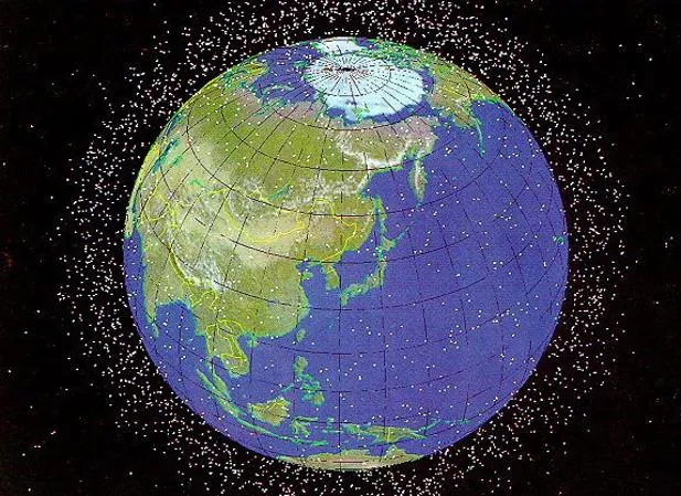 En la órbita próxima a la Tierra hay unos 750.000 objetos de entre uno y 10 centímetros de diámetro