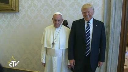 Donald Trump y el Papa Francisco se reúnen en el Vaticano