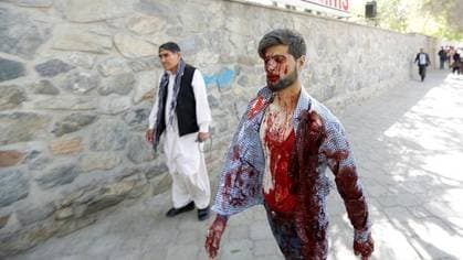 Al menos 49 muertos tras un atentado en la zona de las embajadas de Kabul