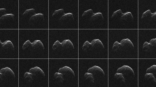 Imágenes de radar del asteroide 2014 JO25