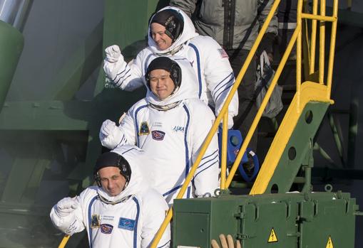 Los astronautas lanzados hoy