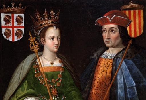 Retratos de la reina Petronila de Aragón y de Ramón Berenguer IV
