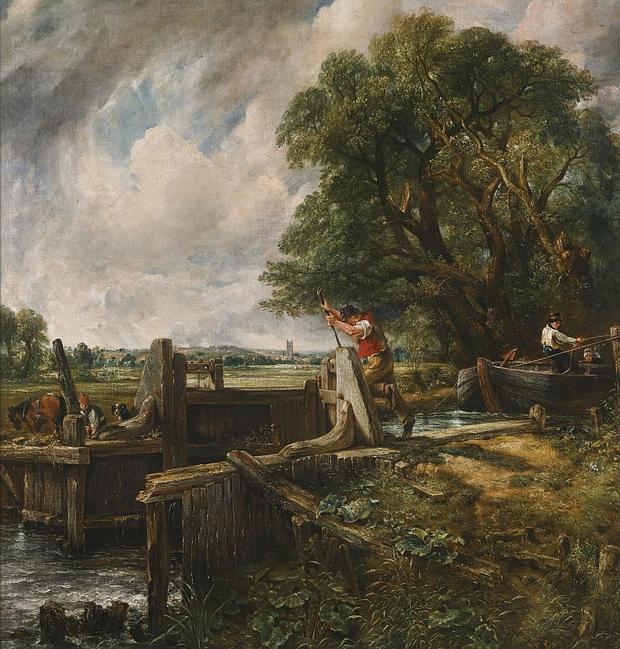 «La esclusa», de Constable, que sale a subasta el próximo día 9