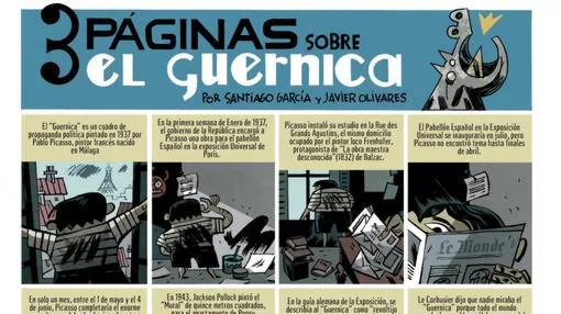El «Guernica» de Picasso, llevado al cómic