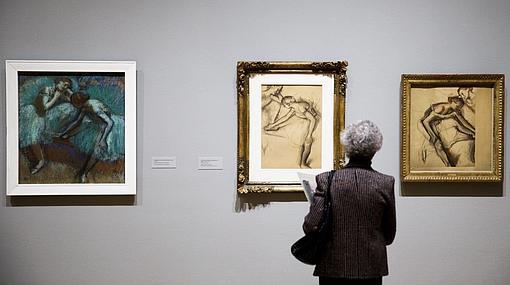Tres obras de Degas centradas en sus bailarinas