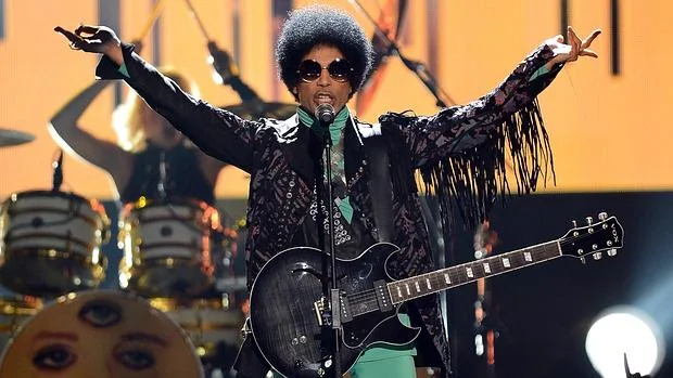 Prince, durante un concierto en 2013