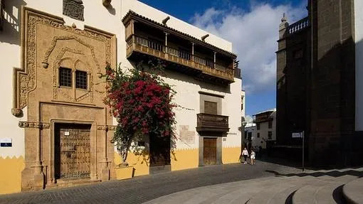 Fachada de la Casa de Colón, en Las Palmas de Gran Canaria