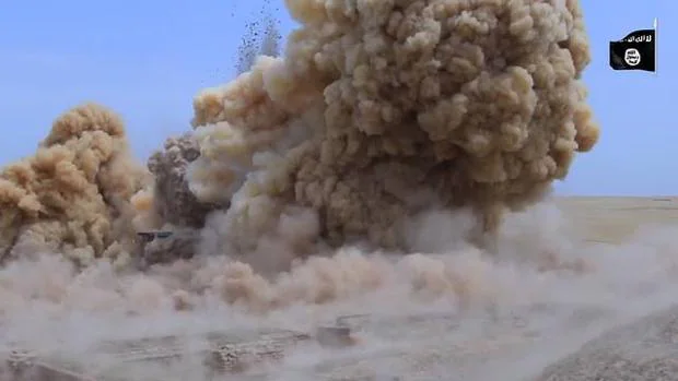 Imagen del vídeo propagandístico de Daesh