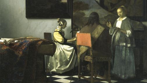 «El concierto« de Vermeer