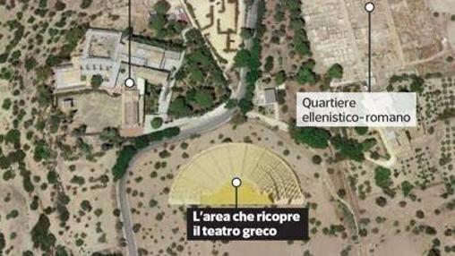 Localización del templo greco-romano de Agrigento