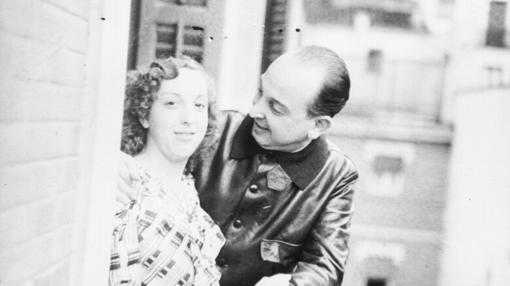 Melchor Rodríguez junto a su hija Amapola