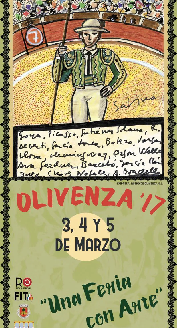 Resultado de imagen de cartel toros olivenza 2017