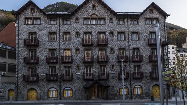 Antiguo Hotel Valira de Andorra. El museo se instalará en la planta baja del edificio