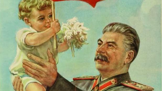 Cartel propagandístico de la Unión Soviética