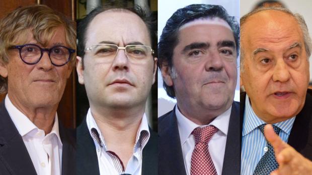 Simón Casas, Antonio Matilla, Manuel Martínez Erice y Ramón Valencia, la gran alianza europea, nuevos empresarios de la Malagueta