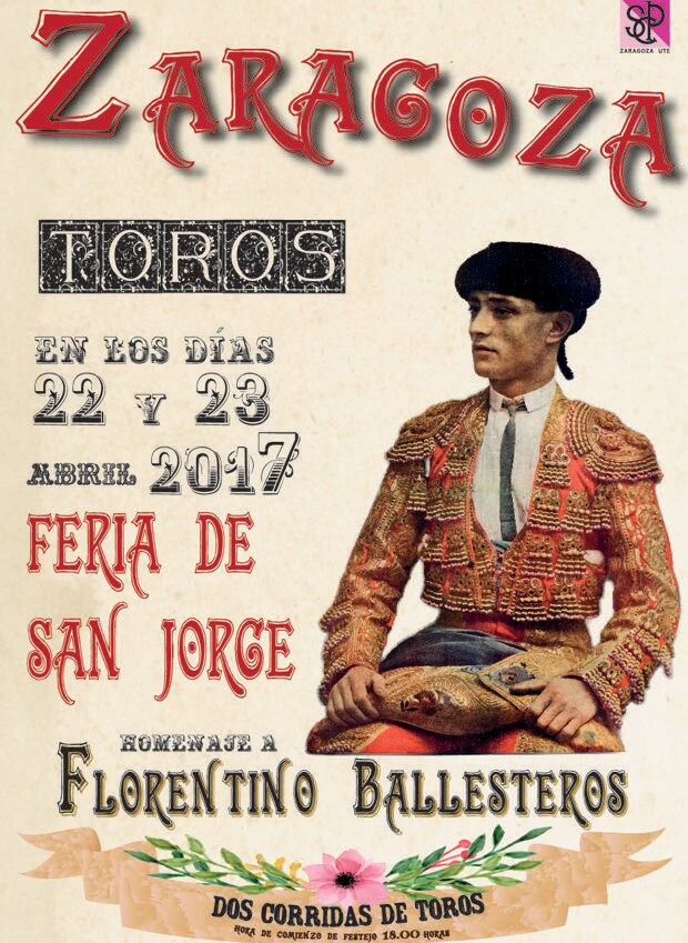 La Feria de San Jorge rinde homenaje a Florentino Ballesteros en el centenario de su cornada mortal