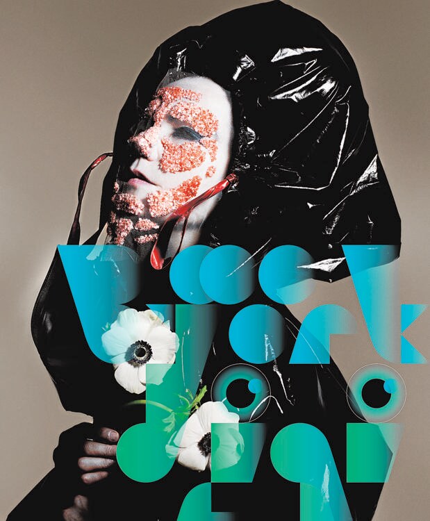 Cartel de la muestra «Björk Digital», en el CCCB de Barcelona