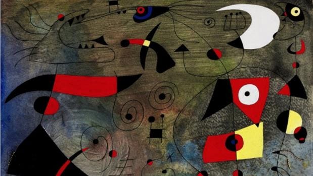 «Femme et oiseaux», de Joan Miró