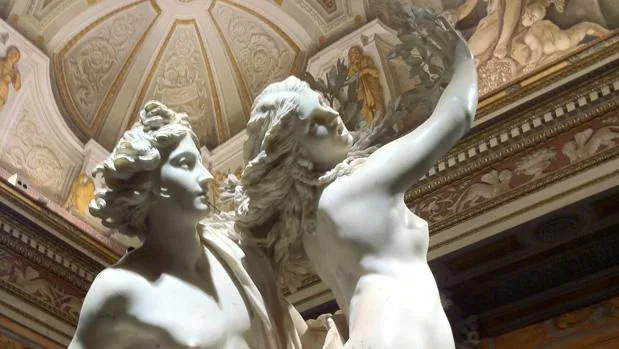 Detalle de «Apolo y Dafne», de Bernini