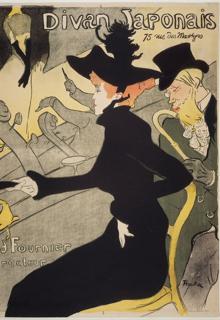 «El Diván Japonés», de Toulouse-Lautrec