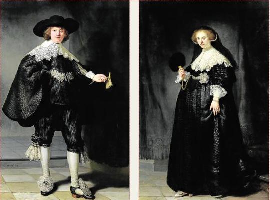 Marten Soolmans y Oopjen Coppit retratados por Rembrandt - ABC