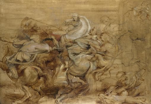 «La caza del león», de Rubens, h. 615-NATIONAL GALLERY, LONDRES