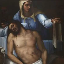 «Piedad», de Sebastiano del Piombo. Óleo sobre pizarra, 1533-39