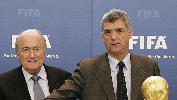 Blatter junto a Villar en un acto de la FIFA