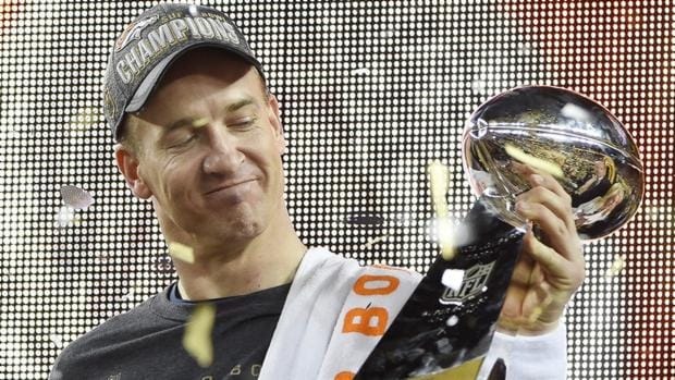 Peyton Manning, con el título de la Super Bowl conquistado la semana pasada