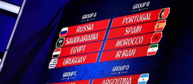 Así quedan los grupos del Mundial de Rusia 2018