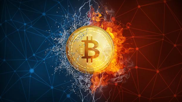 El bitcoin cayó ayer de los 10.000 a los 9.000 dólares en una hora