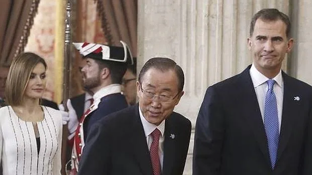 Ban Ki-moon ha intervenido en el acto del 60 aniversario del ingreso de España en la ONU