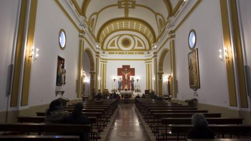 Interior de la parroquia de San Ramón Nonato