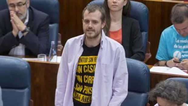 Pablo Padilla, en la Asamblea de Madrid, en una imagen de archivo