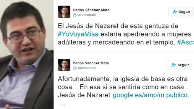YoVoyaMisa - Un concejal de Carmena llama «gentuza» a los católicos del «Yo voy a misa» Sanchez-mato-gentuza-misa-kZqB--620x349@abc