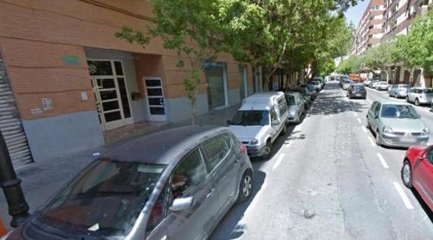 Imagen de la calle de Valencia en la que se registró la agresión
